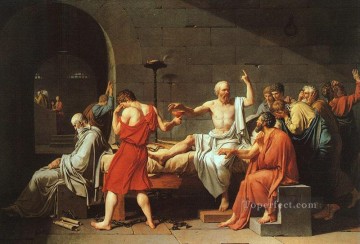 ソクラテスの死 CGF 新古典主義 ジャック・ルイ・ダヴィッド Oil Paintings